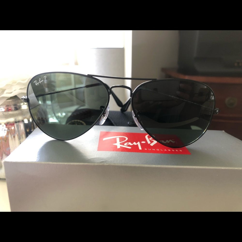 Sun Glasses Brand New Ray Ban Blaze aviator black.